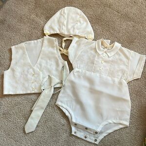 Baby Christening Outfit 4piece set